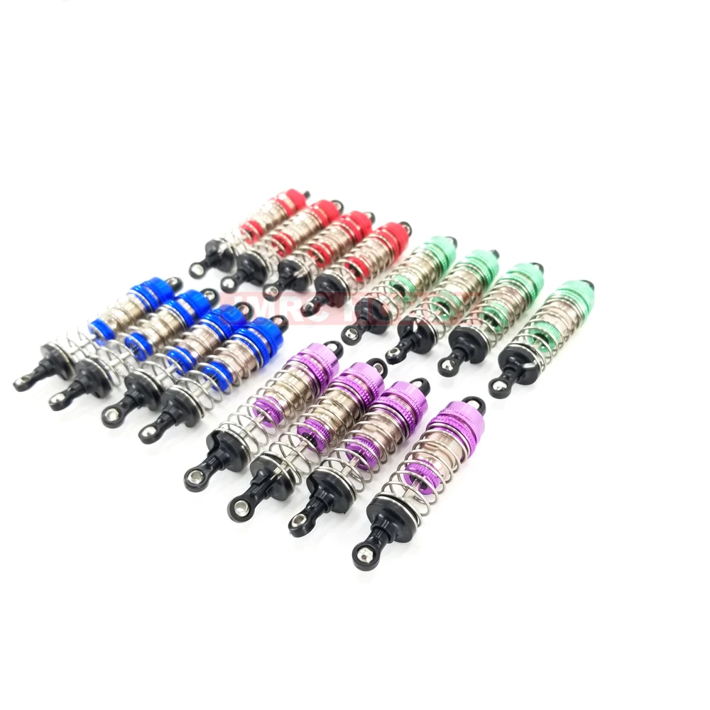 Wltoys Upgraded Shock Absorber 1/12 Front / Rear Metal Spring Damper For 124016/124017/124018/124019 RC Car Spare Parts