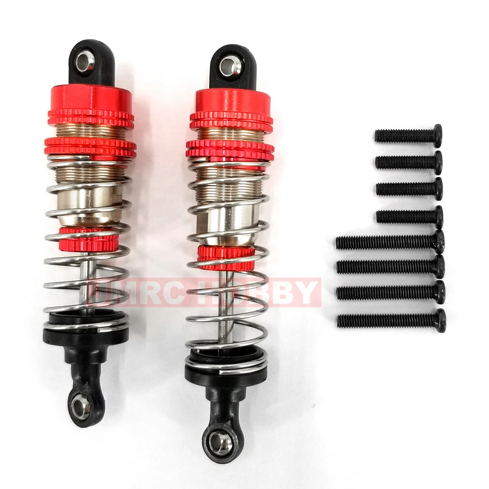 Wltoys Upgraded Shock Absorber 1/12 Front / Rear Metal Spring Damper For 124016/124017/124018/124019 RC Car Spare Parts