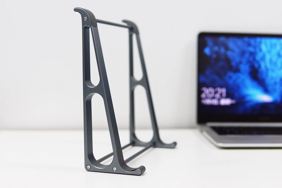 ORICO Laptop Vertical Stand Aluminium Fordable Tablet Holder 2-in-1 Stand Support Detachable for 10-17.4 inch PC Macbook Stand