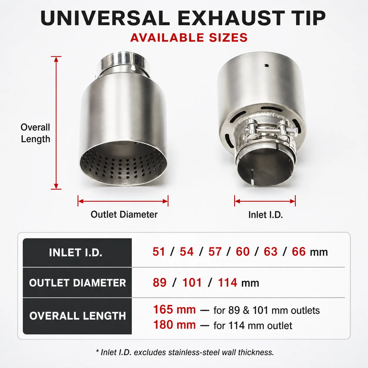 1 Pcs Matte Stainless Steel Car Exhaust Tip System Pipe Universal Exhaust Tip For VW GTI MK7 Golf7 Nozzle 60MM 63mm Muffler Tip