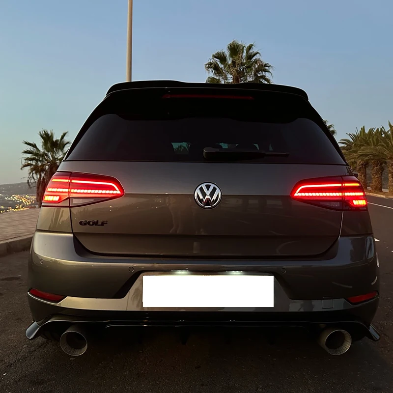 1 Pcs Matte Stainless Steel Car Exhaust Tip System Pipe Universal Exhaust Tip For VW GTI MK7 Golf7 Nozzle 60MM 63mm Muffler Tip
