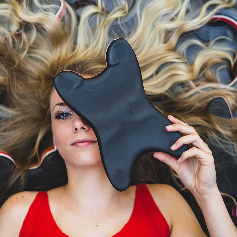 1x U-shaped Cervical Stretch Massage Pillow Back Neck Support Posture Corrector Relax Muscles Neck Brace Massage Pillow