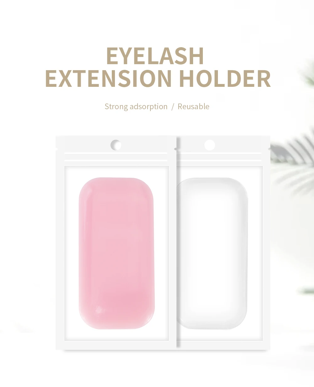 ANNAFRIS Silicone Forehead Sticking Eyelash Grafting Pallet Pad Easy To Clean Reusable Lash Extension Silica Gel Tray Holder