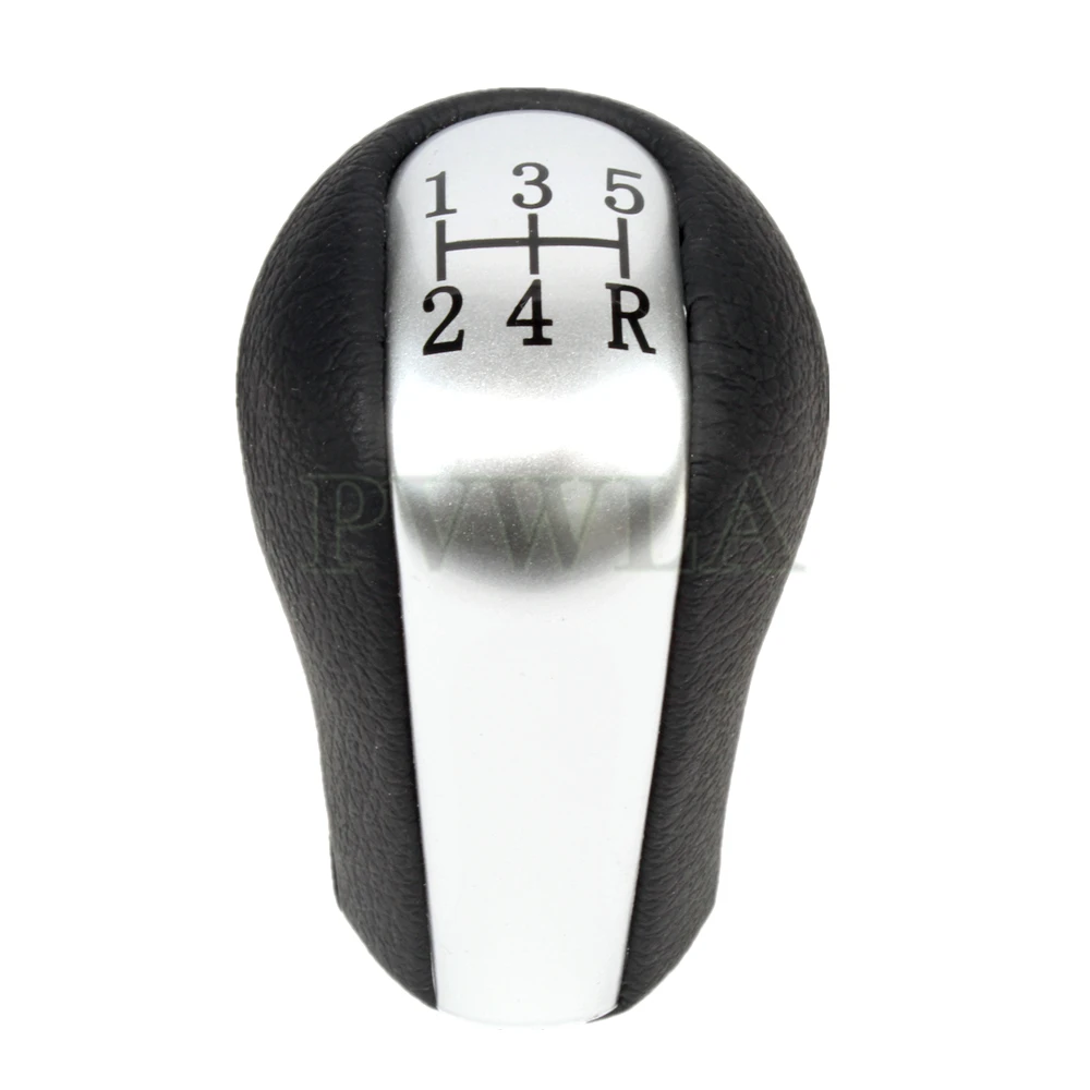 5/6 Speed Manual Stick Gear Shift Knob And PU Leather Boot For Toyota AVENSIS T25 MK2 II 2003 2004 2005 2006 2007 2008 2009
