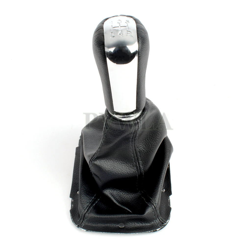 5/6 Speed Manual Stick Gear Shift Knob And PU Leather Boot For Toyota AVENSIS T25 MK2 II 2003 2004 2005 2006 2007 2008 2009