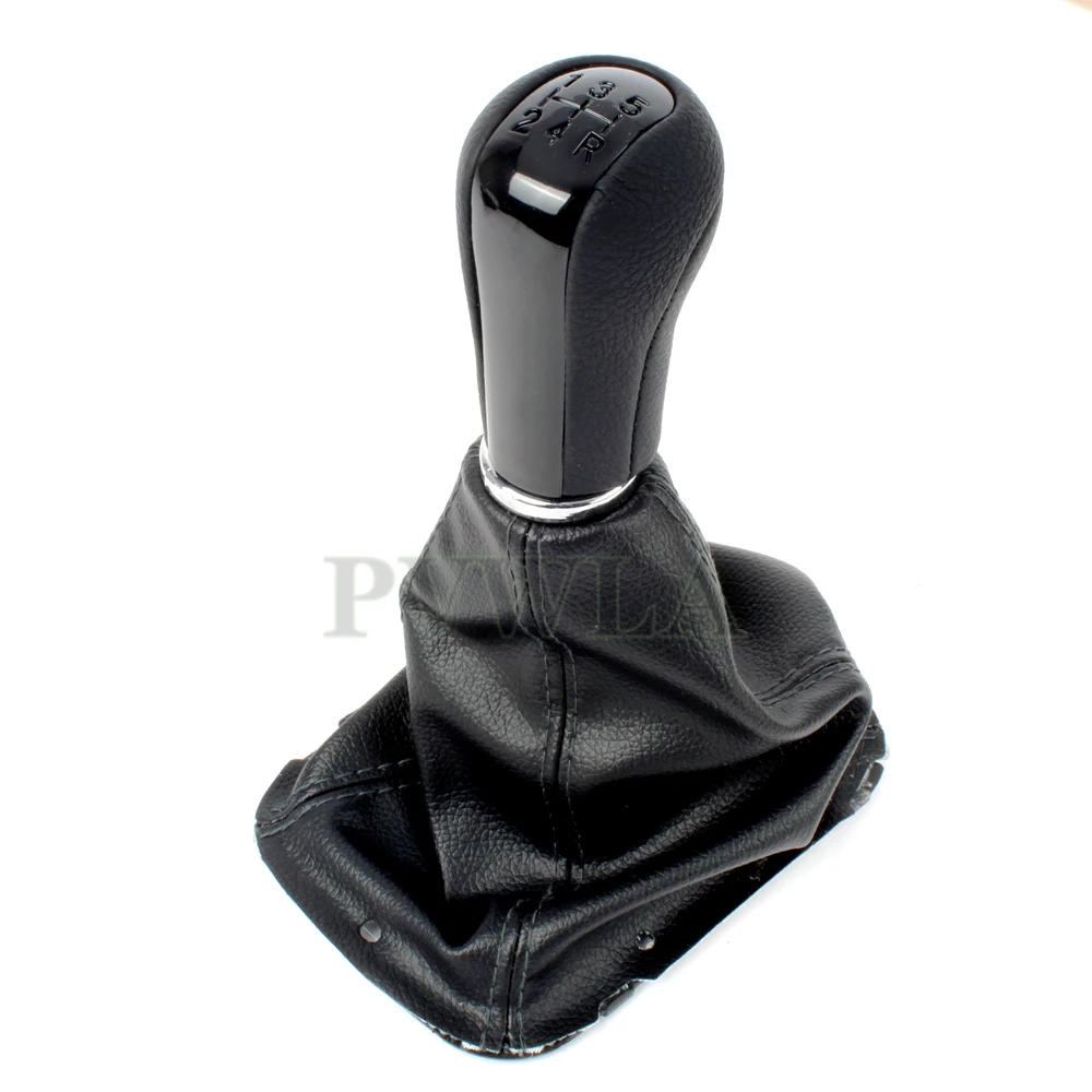 5/6 Speed Manual Stick Gear Shift Knob And PU Leather Boot For Toyota AVENSIS T25 MK2 II 2003 2004 2005 2006 2007 2008 2009