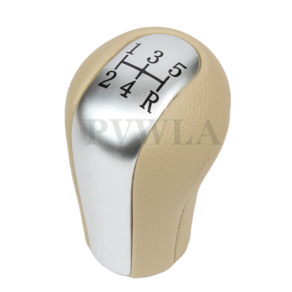5/6 Speed Manual Stick Gear Shift Knob And PU Leather Boot For Toyota AVENSIS T25 MK2 II 2003 2004 2005 2006 2007 2008 2009