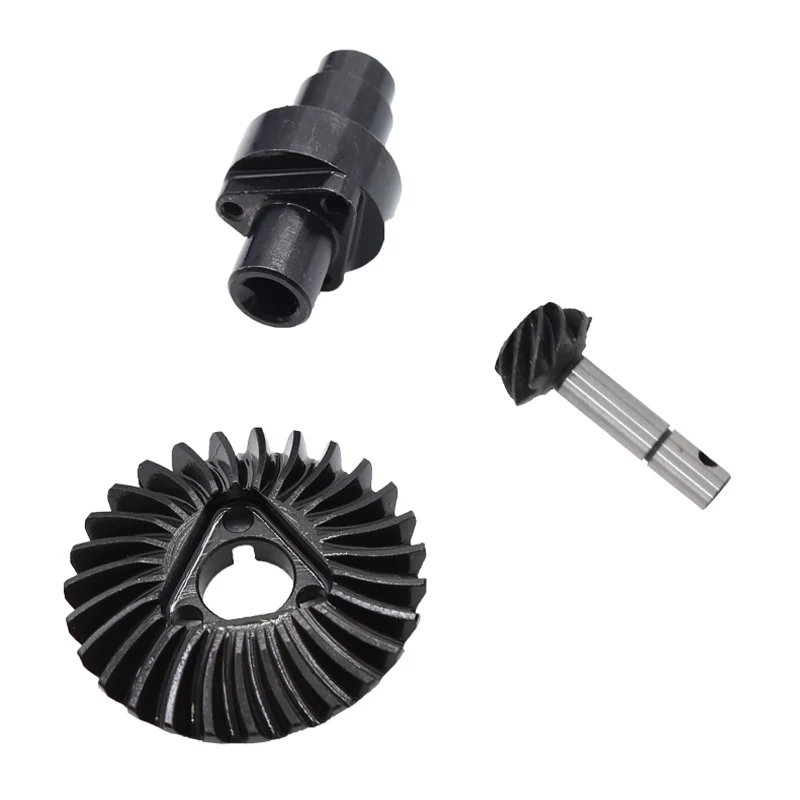 8T 24T/27T/30T/33T Steel Helical Bevel Axle Gear for 1/10 RC Crawler Axial SCX10 II III 90046 axi03014 RBX10 Capra 1.9 utb