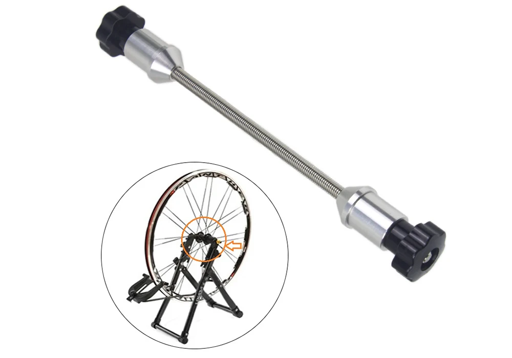 Bike Wheelset Truing Stand Adapter Tool Hub Rim Tuner 12/15/20mm to 9mm QR Thru Axle Adaptor 100x15 100x12 142x12 Quick Release