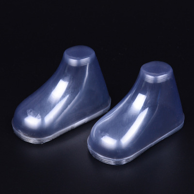 10Pcs Clear Plastic Baby Feet Display Baby Booties Shoes Socks Showcase Shoes Socks Clear Plastic PVC