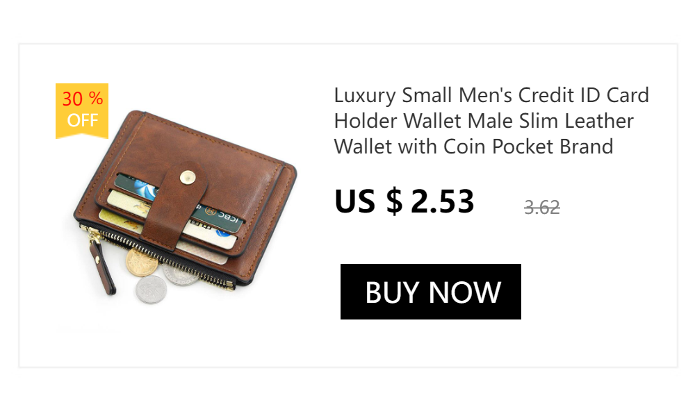 New Arrival Thin Vintage Men's Genuine Leather Small Wallet Slim Credit Card Holder Money Bag ID Card Case Mini Purse For Male