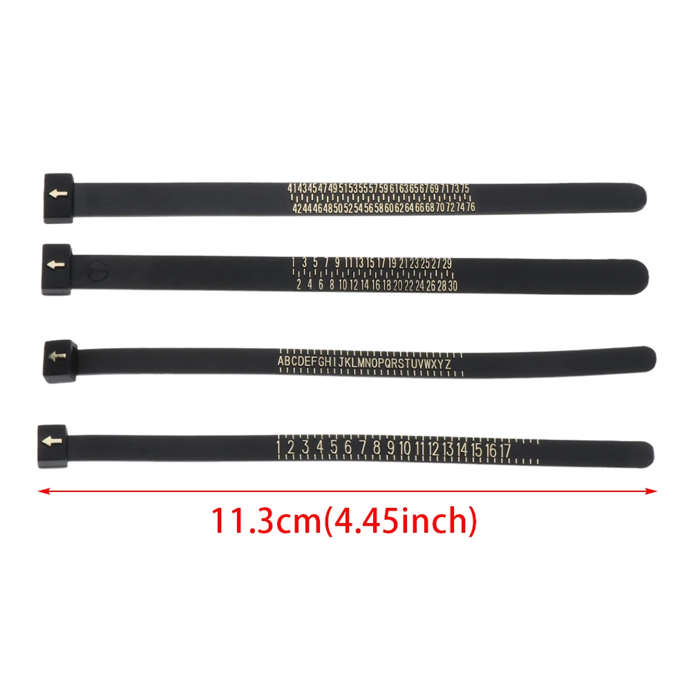 Ring sizer Measure Finger Coil Ring Sizing Tool UK/US/EU/JP Size Measurements Ring Sizer Gauge Tools Jewelry Accessory Newest