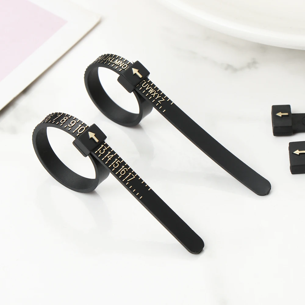 Ring sizer Measure Finger Coil Ring Sizing Tool UK/US/EU/JP Size Measurements Ring Sizer Gauge Tools Jewelry Accessory Newest