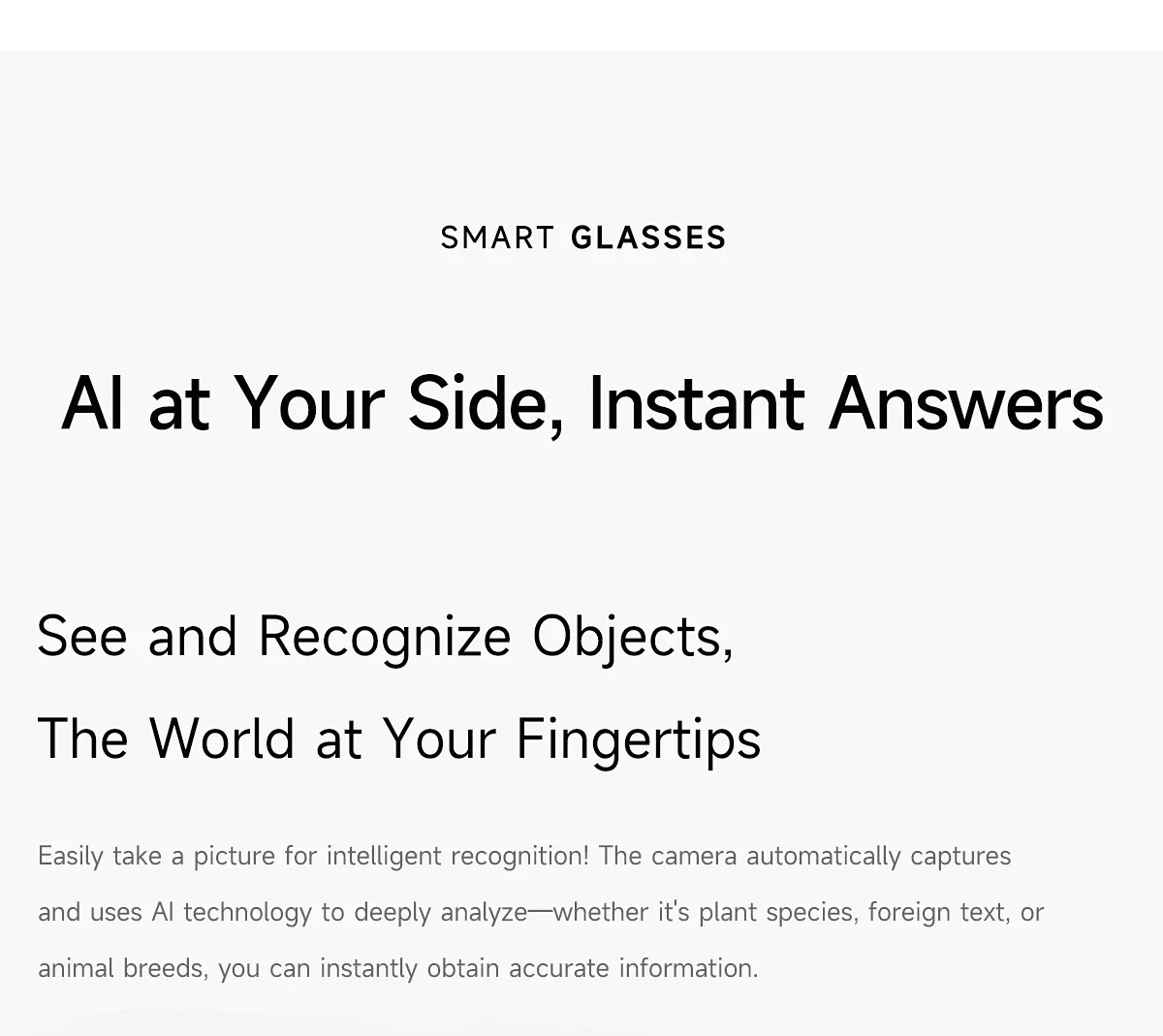 Lenovo AI Smart Glasses HD Camera LED Light Translation Dialogue 290mAh Battery Meeting Video Record Outdoor Sports Sunglasses