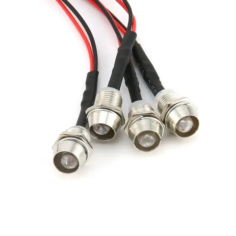 RC LED Light Kit Headlamps for 1/10 1/8 1/12 RC Car Truck Crawler Drift Car Headlight Taillight TRAXXAS HSP HPI MN99 MN90