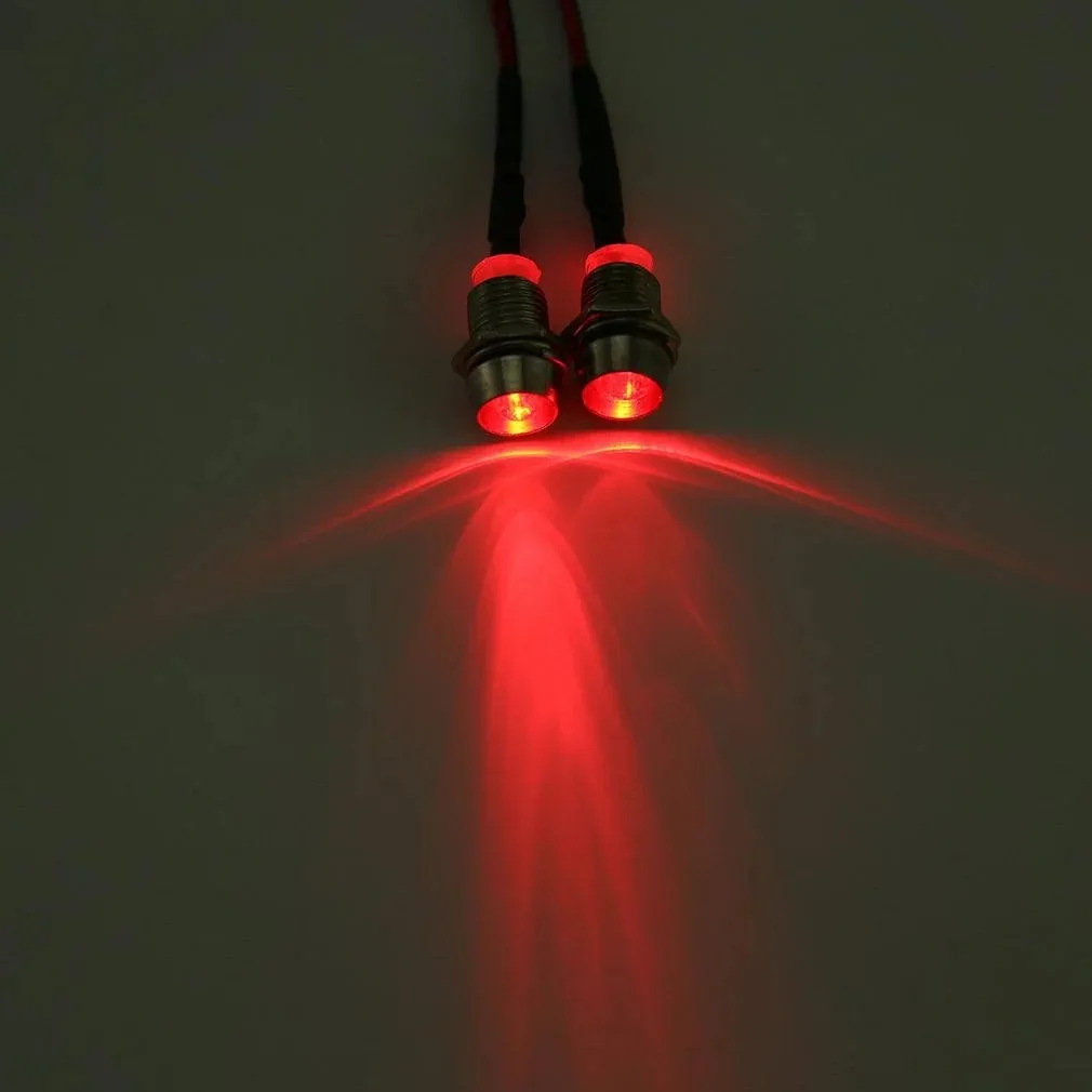 RC LED Light Kit Headlamps for 1/10 1/8 1/12 RC Car Truck Crawler Drift Car Headlight Taillight TRAXXAS HSP HPI MN99 MN90