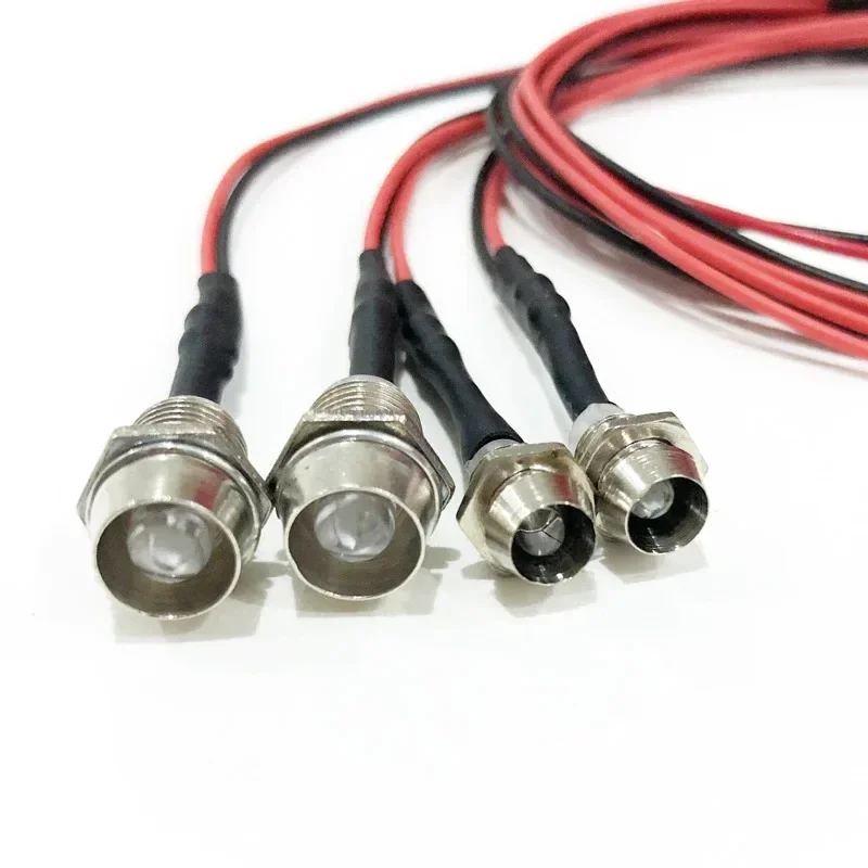RC LED Light Kit Headlamps for 1/10 1/8 1/12 RC Car Truck Crawler Drift Car Headlight Taillight TRAXXAS HSP HPI MN99 MN90