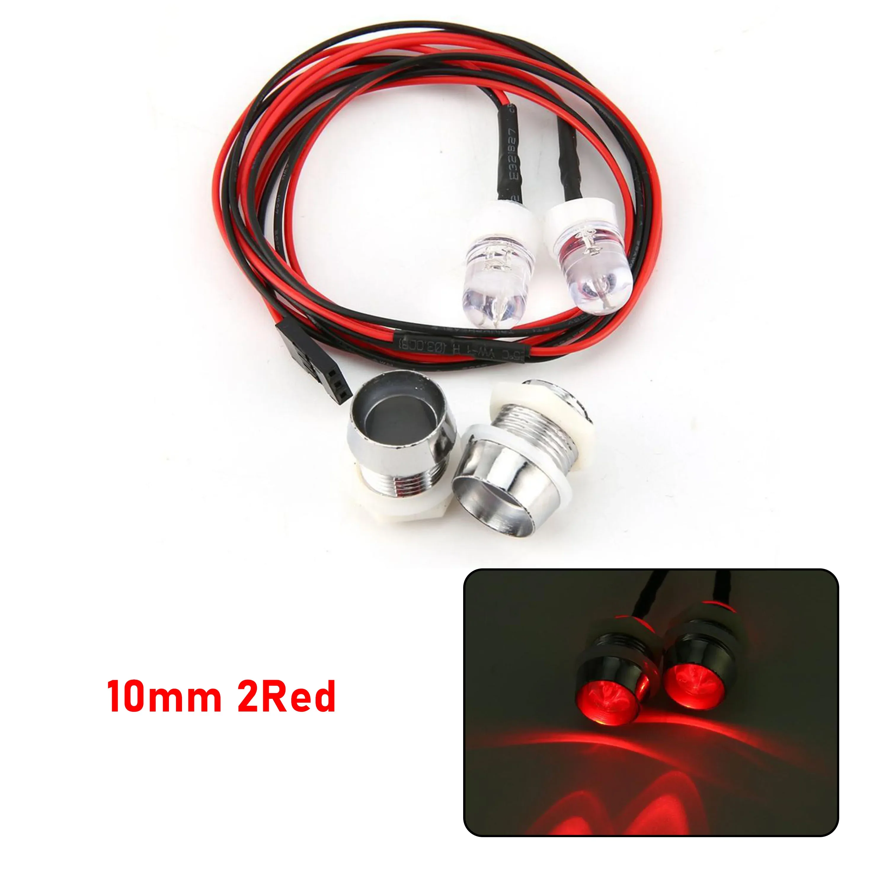 RC LED Light Kit Headlamps for 1/10 1/8 1/12 RC Car Truck Crawler Drift Car Headlight Taillight TRAXXAS HSP HPI MN99 MN90