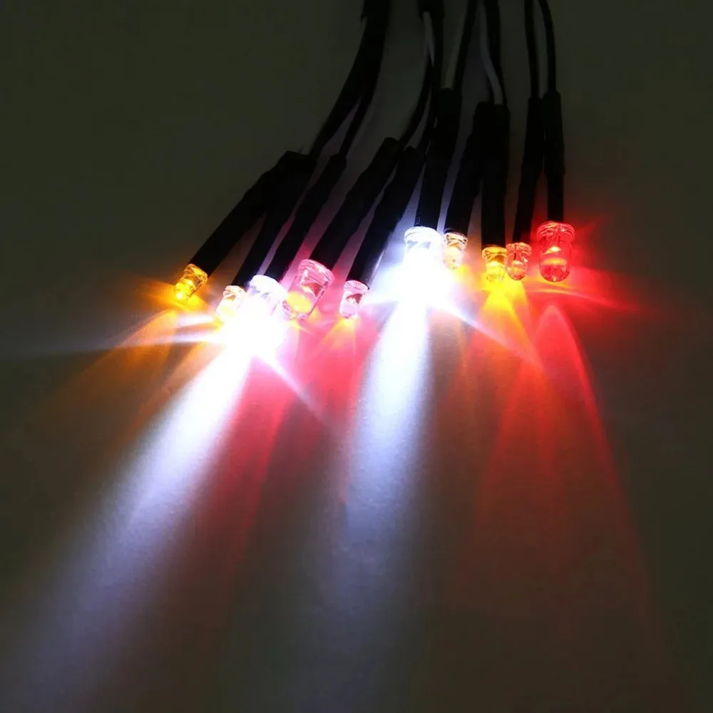 RC LED Light Kit Headlamps for 1/10 1/8 1/12 RC Car Truck Crawler Drift Car Headlight Taillight TRAXXAS HSP HPI MN99 MN90