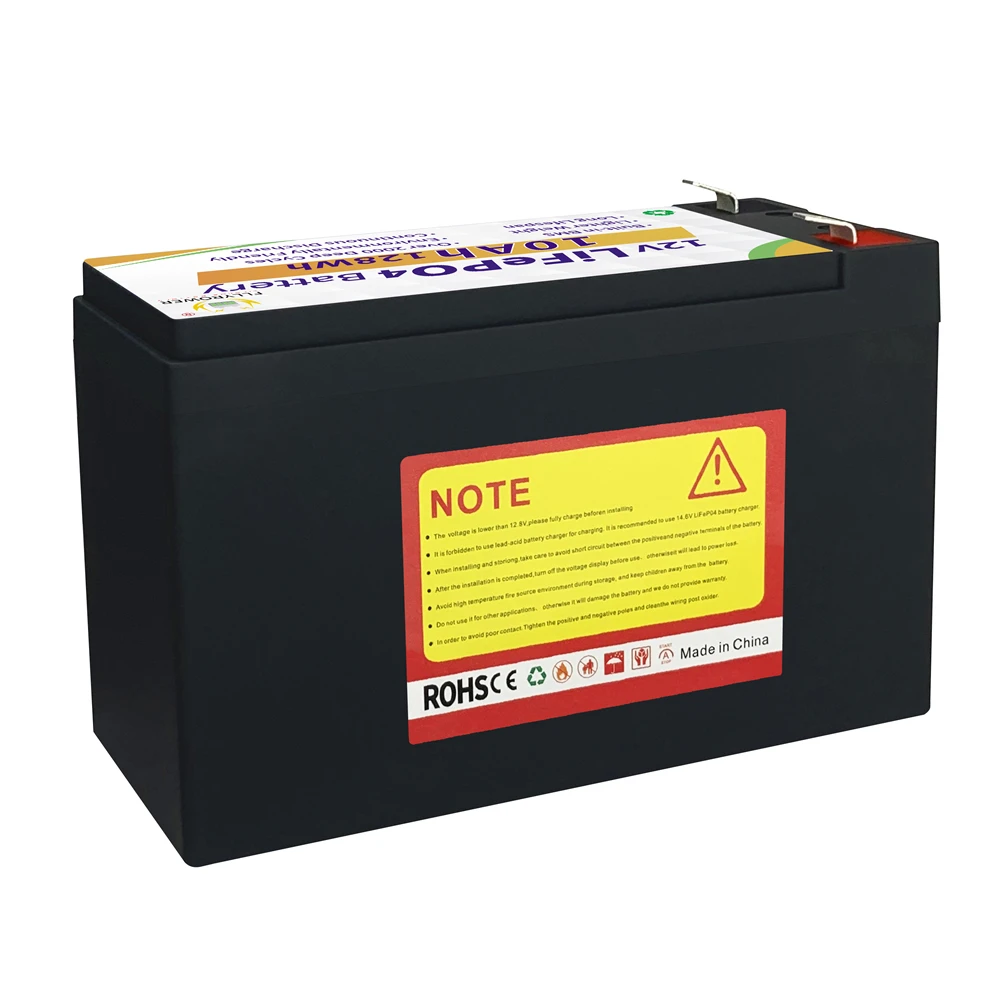 EU Stock 12V 6/10/12/20/30/40/50Ah LiFePO4 With BMS Lithium Iron Phosphate Energy Storage Battery Rechargeable For Kid Scooters