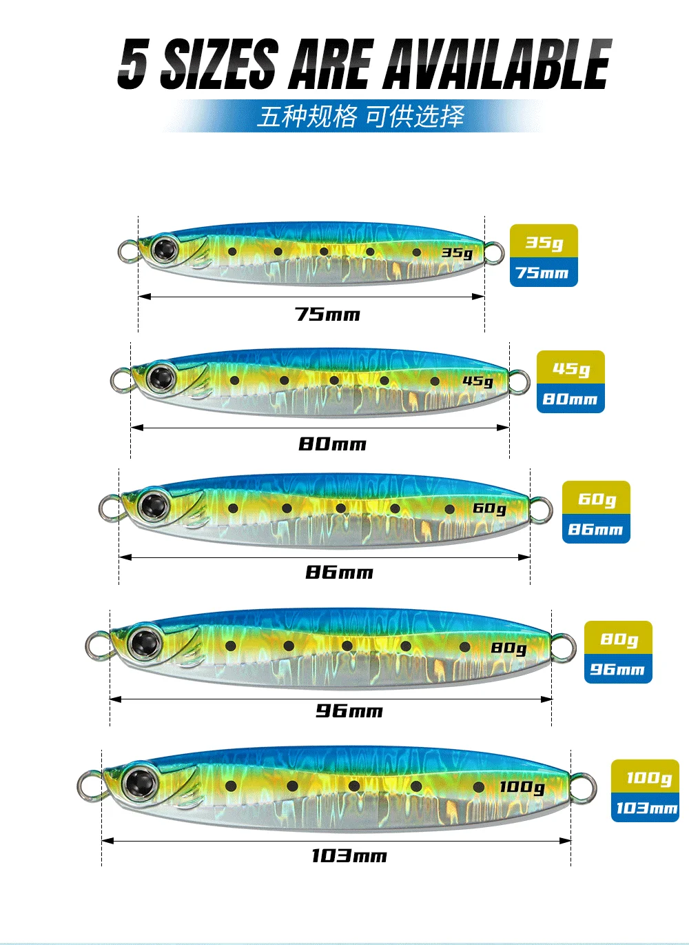 JIGGINGPRO 35g 45g 60g 80g 100g Coltsniper Metal Jigs Japan Long Cast Jigging Lure Sea Fishing Lure
