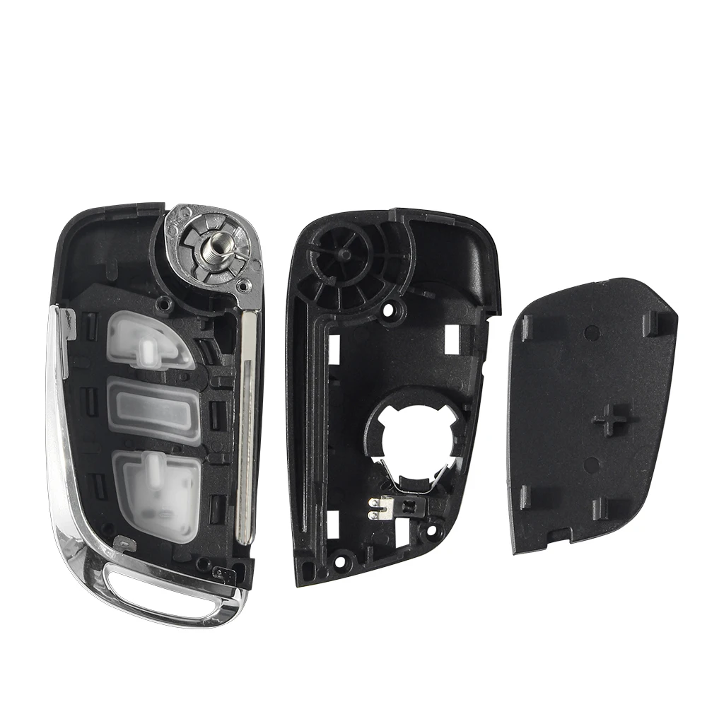 KEYYOU ASK/FSK 433Mhz ID46 Modified Car Key For Peugeot 306 407 807 Partner For Citroen C2 C4 C5 C6 Berlingo Picasso Ce0536