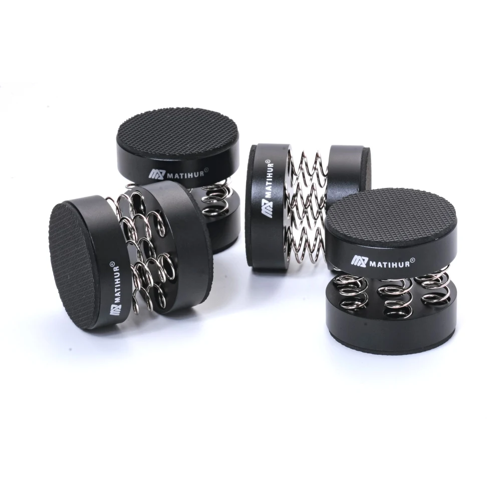 Audiophile Shock Spikes Spring Damping Pad HIFI Stand Feet Speaker Spike Audio CD Amplifier Foot Pad Single Products Weight 102g