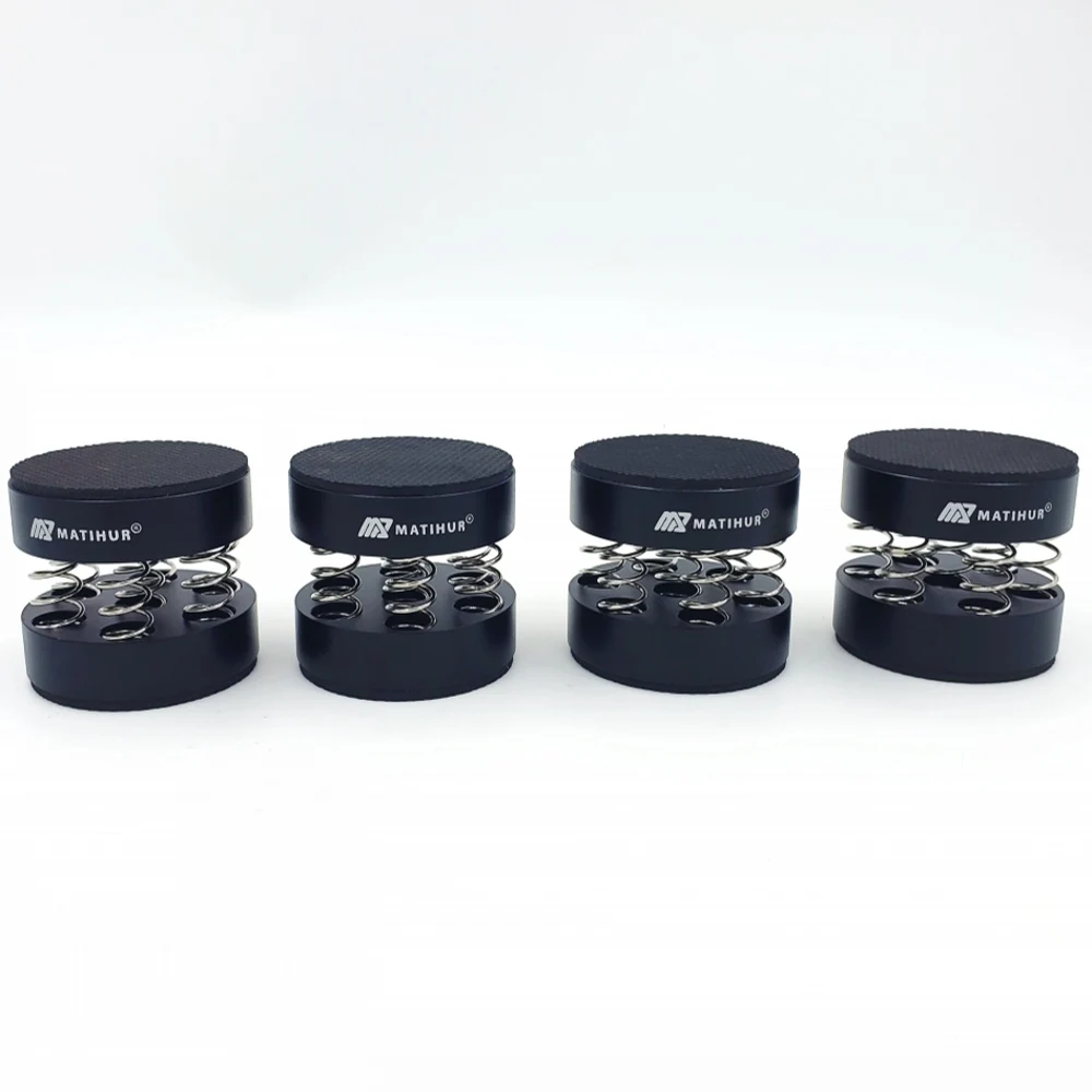 Audiophile Shock Spikes Spring Damping Pad HIFI Stand Feet Speaker Spike Audio CD Amplifier Foot Pad Single Products Weight 102g