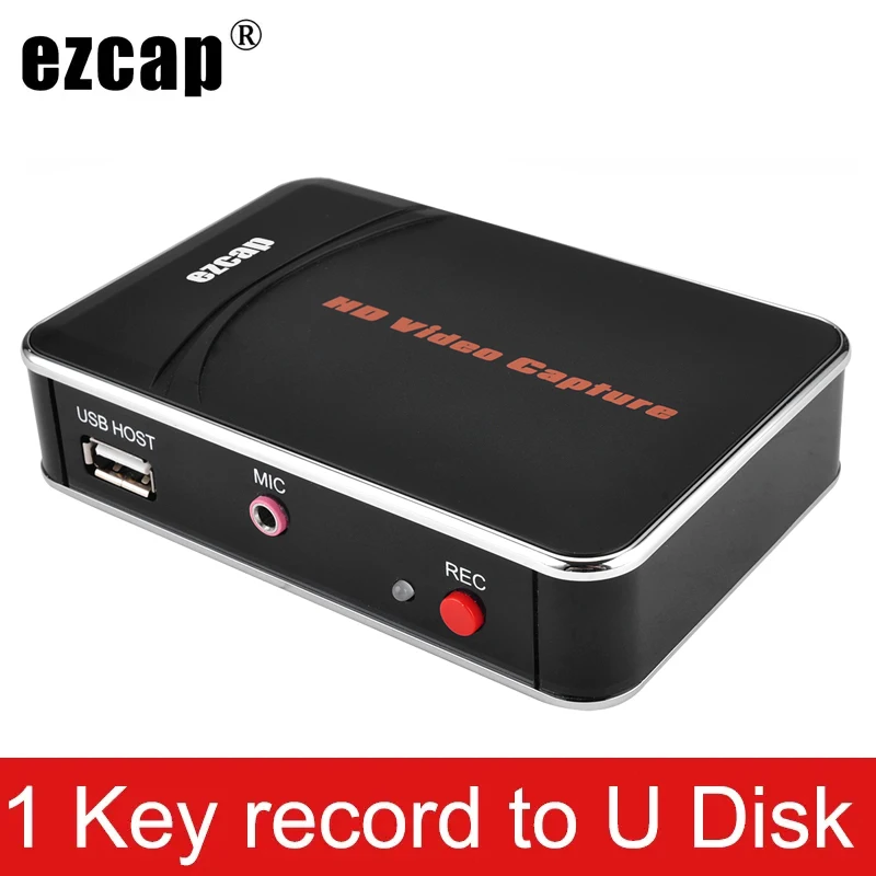 EZCAP 280HE HDMI Game Capture Card Video Record Box 1080P 30fps Game Recorder for Xbox PS3 PS4 MIC Input ,to USB Disk,no Need PC