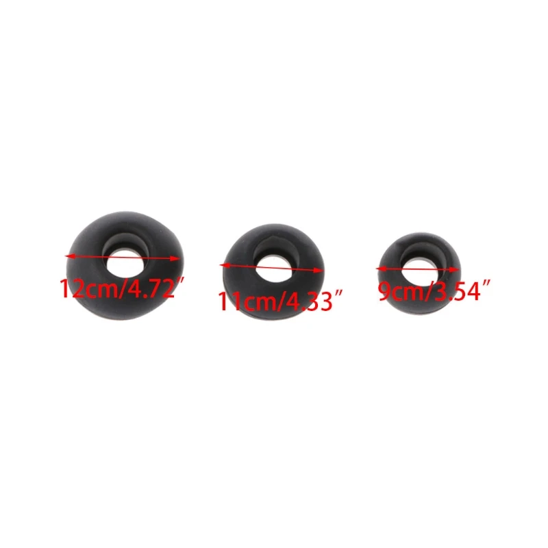 12 Pairs(S/M/L)/Set New Soft Clear Silicone Replacement Eartips Earbuds Cushions Ear pads Covers For Earphone Headphone