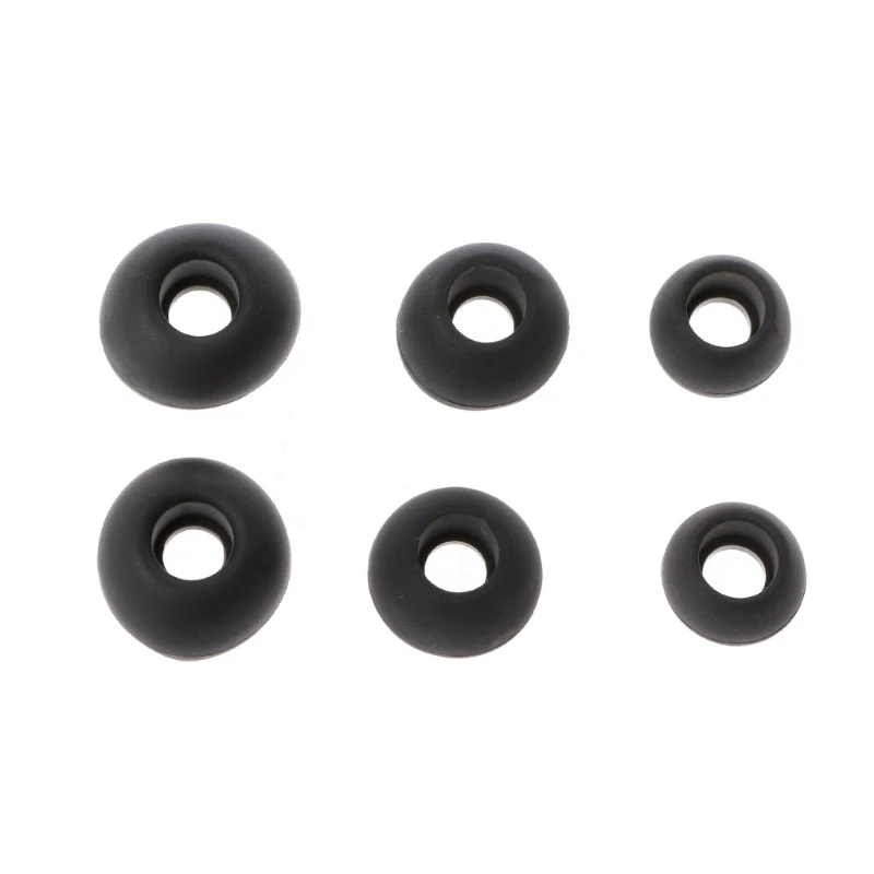 12 Pairs(S/M/L)/Set New Soft Clear Silicone Replacement Eartips Earbuds Cushions Ear pads Covers For Earphone Headphone