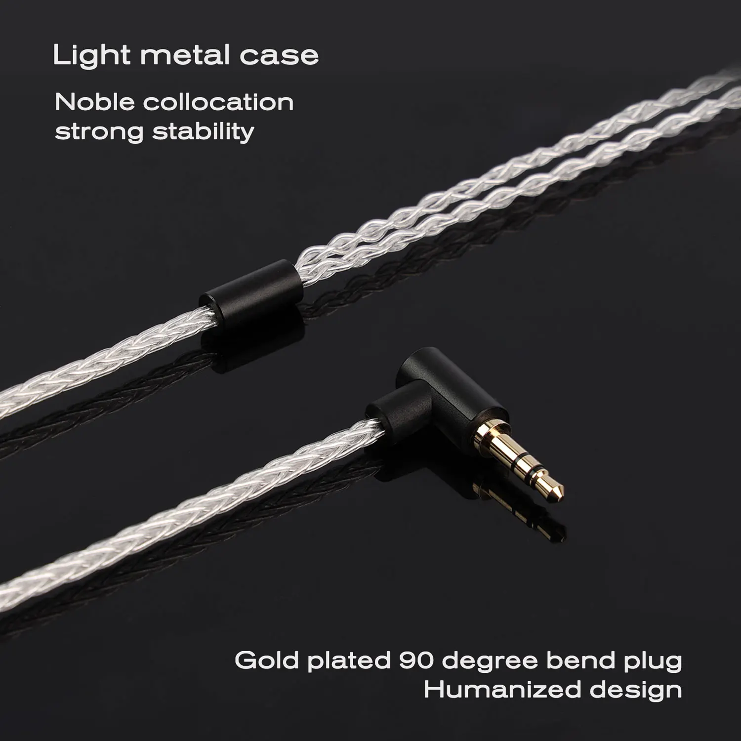 JCALLY JC08S 8 Shares QDC 2Pin 0.78mm MMCX Earphone Upgrade Cable with Mic for KZ EDX Pro ZSN PRO X ZST PRO X ZSX PRX Castor ZSN