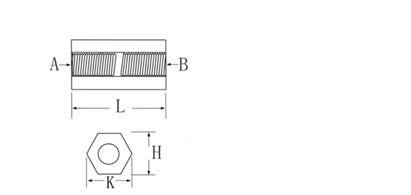 5-50pcs Hex Female to Female M2 M2.5 M3 M4 M5 Brass Standoff Spacer Hexagonal Stud Spacer Hollow Pillars