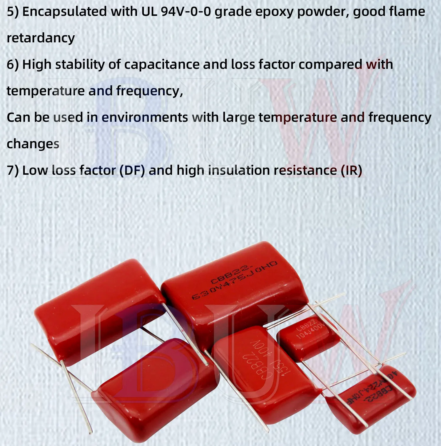 10PCS 63V 100V 250V 400V 630V CBB Polypropylene film capacitor 100PF 220PF 470PF 10NF 1UF 22NF 100NF 220NF 330NF 470NF 680NF