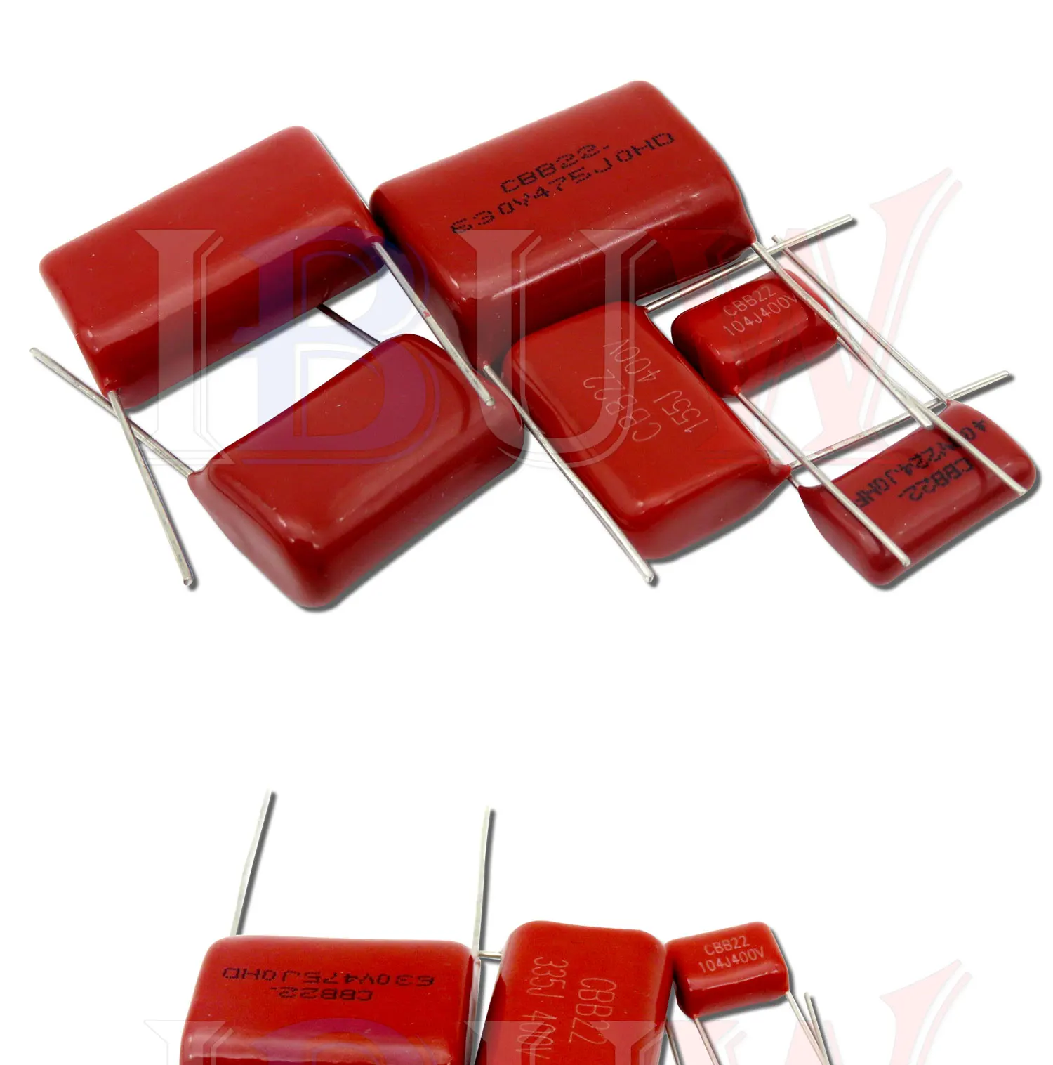 10PCS 63V 100V 250V 400V 630V CBB Polypropylene film capacitor 100PF 220PF 470PF 10NF 1UF 22NF 100NF 220NF 330NF 470NF 680NF