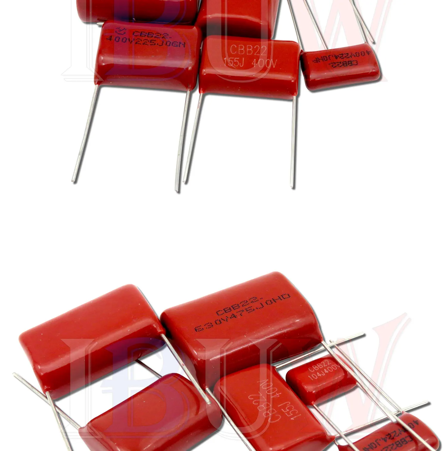 10PCS 63V 100V 250V 400V 630V CBB Polypropylene film capacitor 100PF 220PF 470PF 10NF 1UF 22NF 100NF 220NF 330NF 470NF 680NF