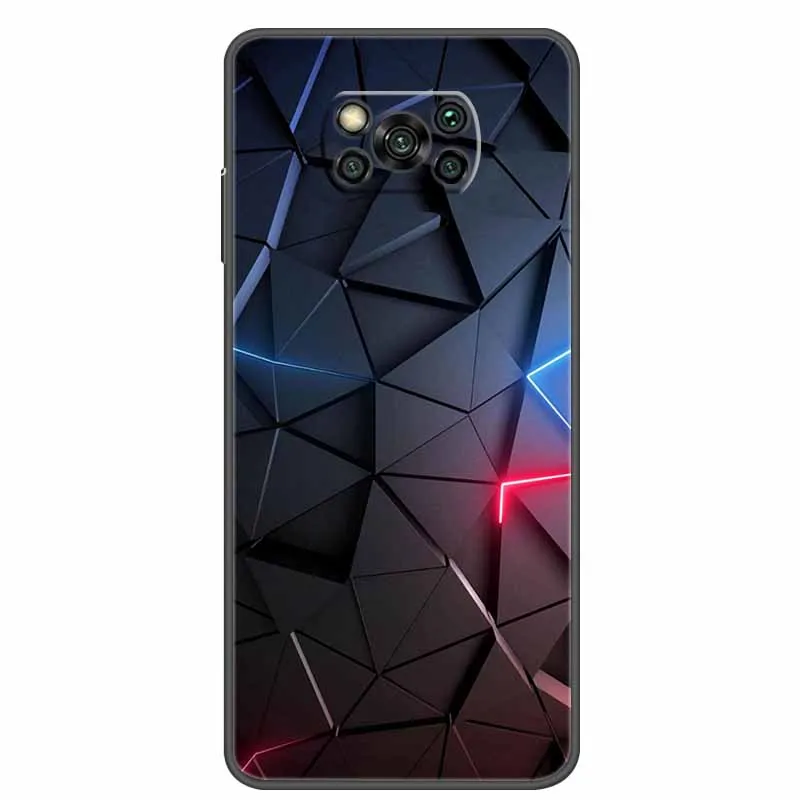 For Poco X3 Pro Case Bumper Silicon TPU Soft Phone Cover For Xiaomi Poco X3 NFC Pro Case Cartoon Funda on Pocophone X3 NFC Coque