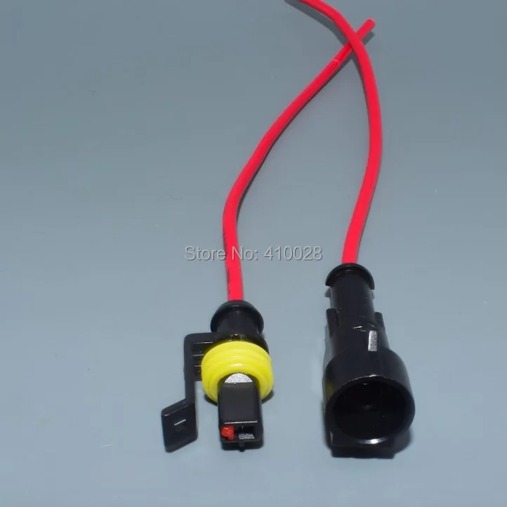 shhworldsea 1P 2P 3P 4P 5P 6P 18AGW 14CM Waterproof Electrical Auto Connector Male Female Plug with Wire Cable harness for Car