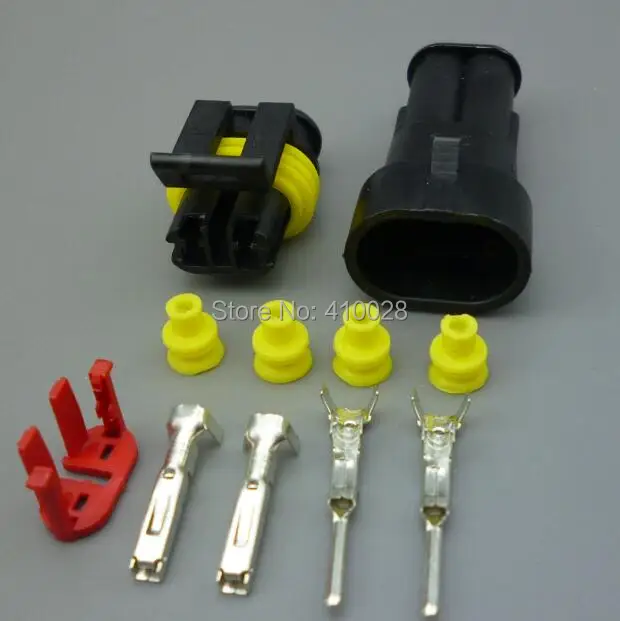 shhworldsea 1P 2P 3P 4P 5P 6P 18AGW 14CM Waterproof Electrical Auto Connector Male Female Plug with Wire Cable harness for Car