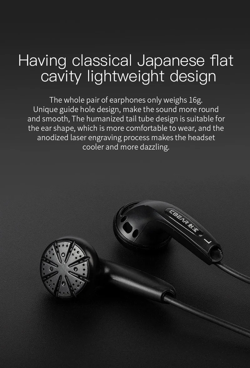 KBEAR Stellar HIFI 15.4mm Dynamic Driver In Ear Monitor Earphone Japanese PPS Flat Headset Music Game Earbuds Headphone KS1 KS2