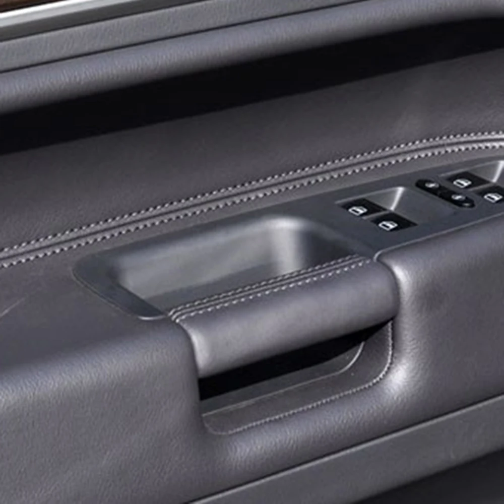 Car Interior Door Left Right Driver Leather Pull Handle For VW Volkswagen Touareg 2003 2004 2005 2006 2007 2008 2009 2010