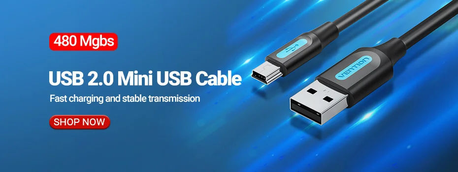 Vention USB to DC 3.5mm Power Cable USB A to 3.5 Jack Connector 5V Power Supply Adapter for Fans USB HUB DC 5.5mm Charging Cable