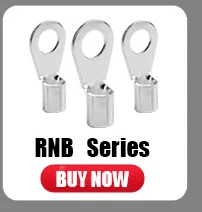 100Pcs U Shape Copper Ring Terminals Non-Insulated Car And Motorcycle Cable Wire Butt Splice Crimp Connectors DJ454A/B/C 453 452