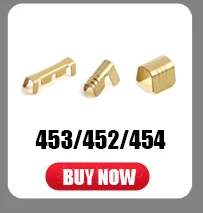 100Pcs U Shape Copper Ring Terminals Non-Insulated Car And Motorcycle Cable Wire Butt Splice Crimp Connectors DJ454A/B/C 453 452