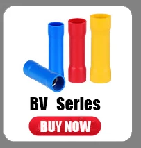 100Pcs U Shape Copper Ring Terminals Non-Insulated Car And Motorcycle Cable Wire Butt Splice Crimp Connectors DJ454A/B/C 453 452