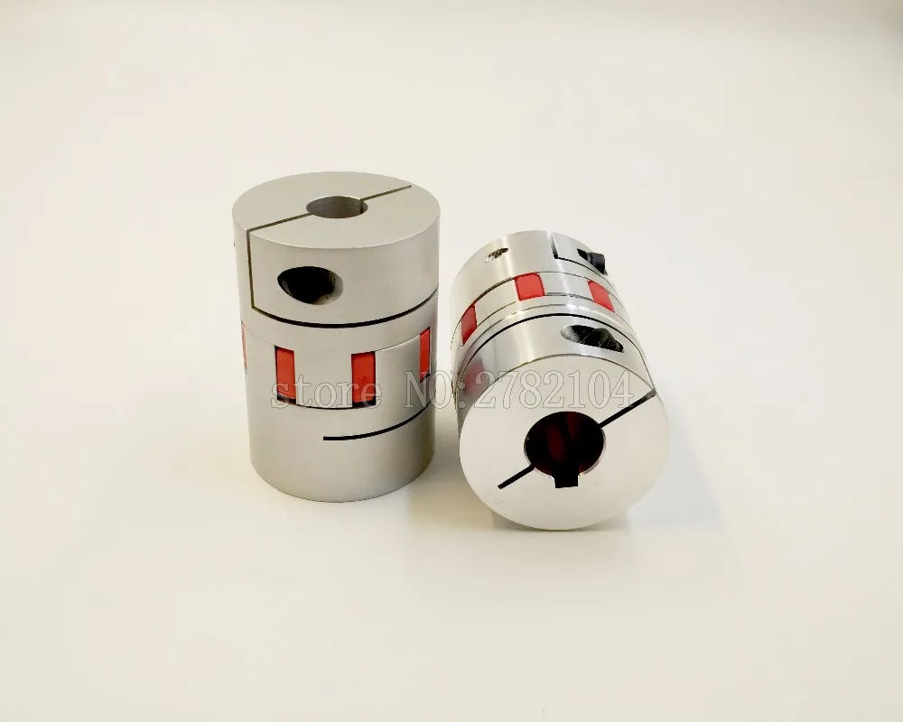 Free Shipping 1Pcs 8/9/10/12/12.7/14/15/16/17/18/19/20/22mm D40 L50 Motor Flexible Plum Coupling Shaft Coupler D40L50
