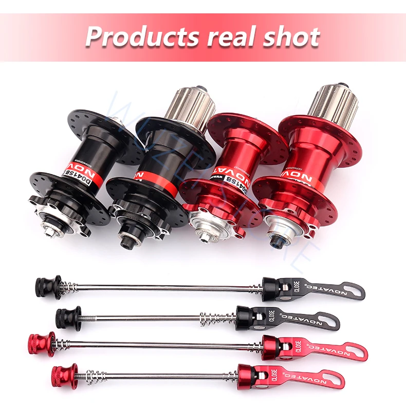 Novatec D041SB D042SB Hub MTB Bicycle Disc Card Brake Hub 28/32/36 Holes Red Black 8/9/10/11 speed Mountain bearing Hubs