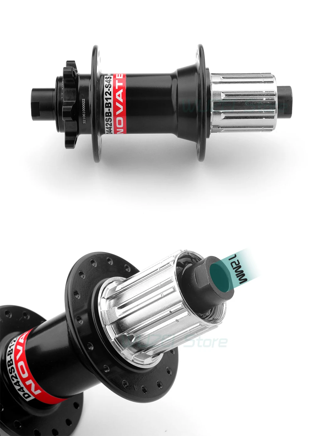 Novatec D041SB D042SB Hub MTB Bicycle Disc Card Brake Hub 28/32/36 Holes Red Black 8/9/10/11 speed Mountain bearing Hubs
