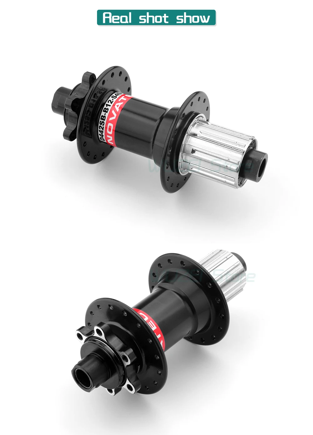 Novatec D041SB D042SB Hub MTB Bicycle Disc Card Brake Hub 28/32/36 Holes Red Black 8/9/10/11 speed Mountain bearing Hubs