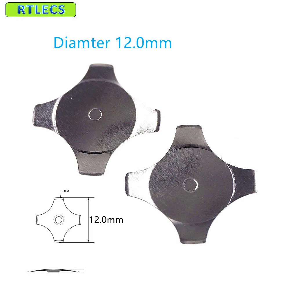 100 1000Pcs Cross Shape Metal Dome Snap Reset Switch 5 6 7 8.4 10 12 14 16 20mm Gold Micro Membrane  SPST Momentary Tactile Push